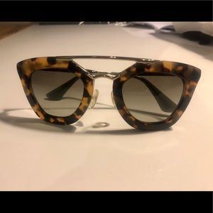Prada tortoise shell sunglasses